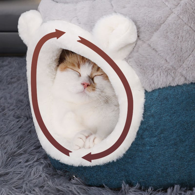 Hoopet-Pet-Cat-Basket-Bed-Cat-House-Warm-Cave-Kennel-for-Dog-Puppy-Home-Sleeping-Kennel