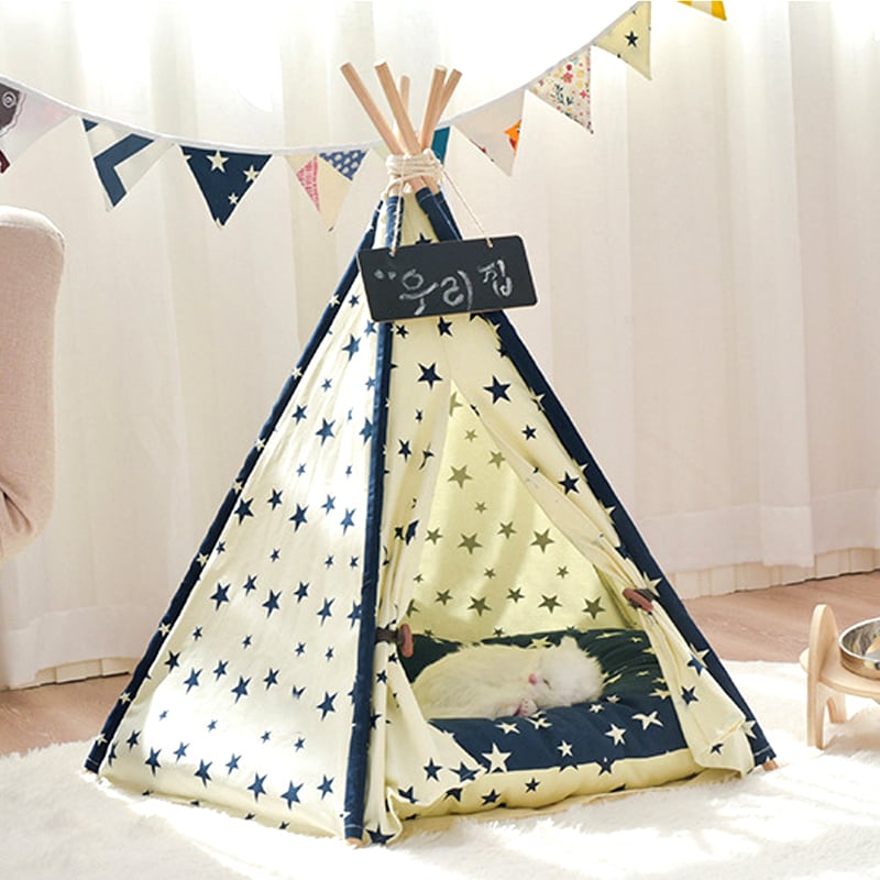 Portable-Linen-Pet-Tent-Dog-House-kitten-House-Washable-Teepee-Puppy-Cat-Indoor-Outdoor-Kennels-Port (2)