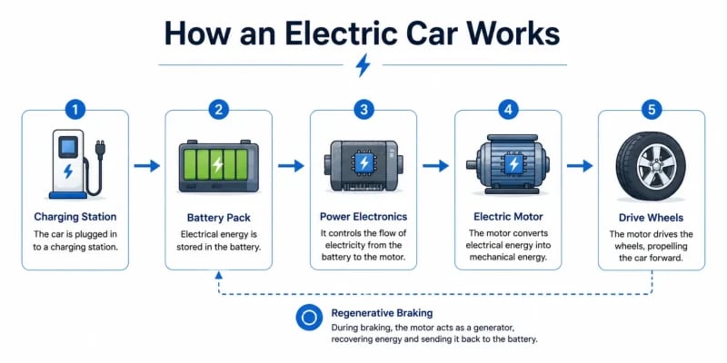 How an Electric Car Works