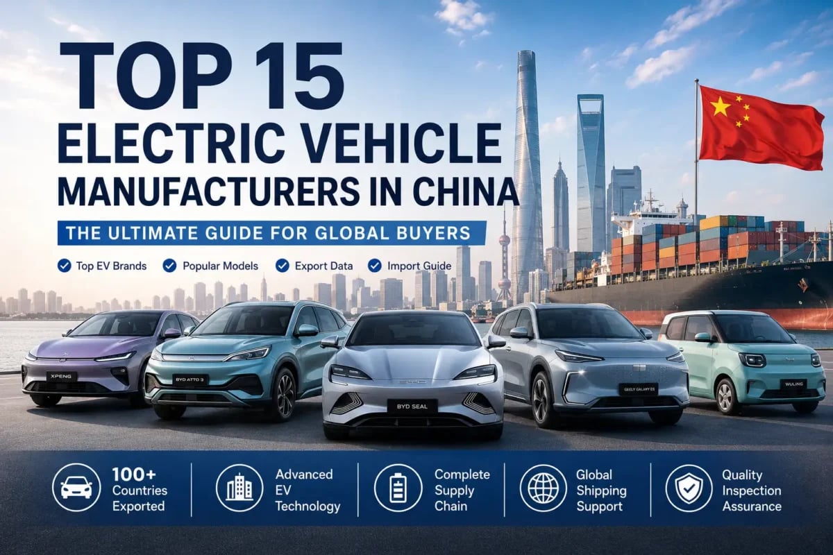 Top 15 Electric Vehicle Manufacturers in China