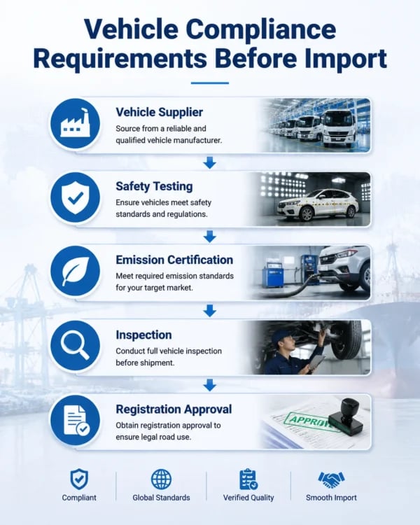 vehicle certification process for imports