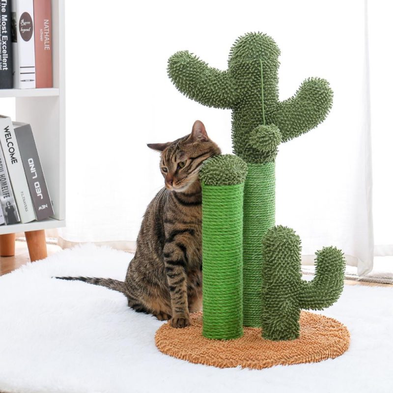 Cute-Cactus-Pet-Cat-Tree-Toys-with-Ball-Scratcher-Posts-for-Cats-Kitten-Climbing-Tree-Cat (5)