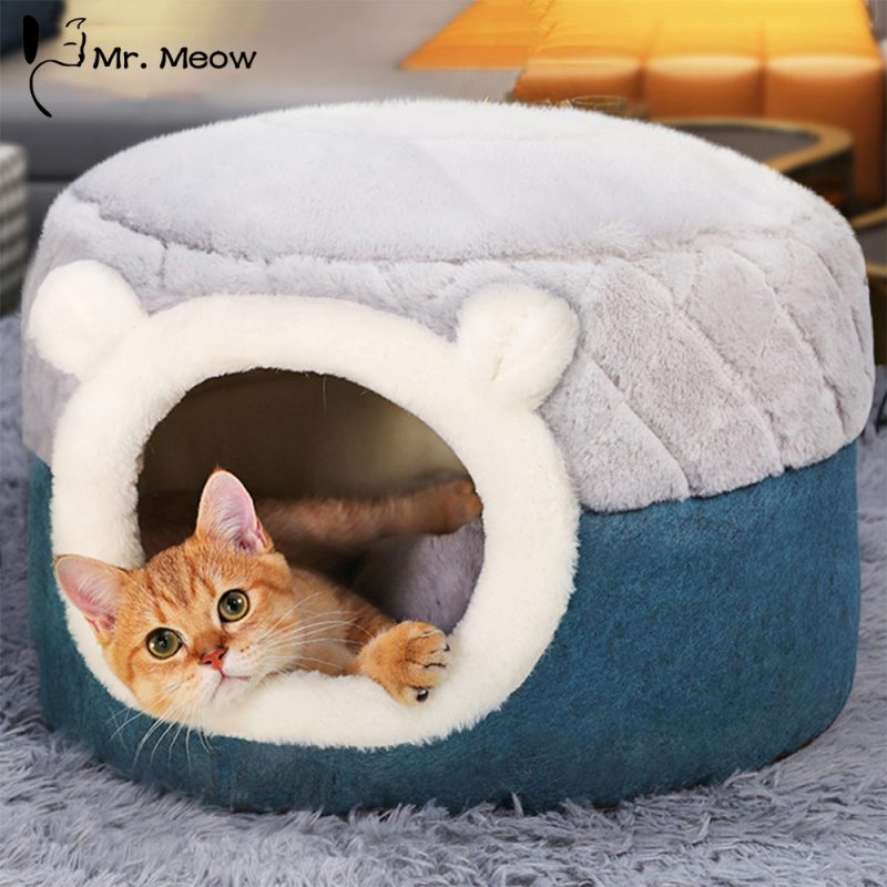 Hoopet-Pet-Cat-Basket-Bed-Cat-House-Warm-Cave-Kennel-for-Dog-Puppy-Home-Sleeping-Kennel (2)