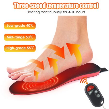 usb charging remote control heating insole (4)