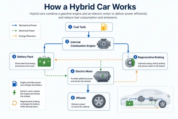 How a Hybrid Car Works