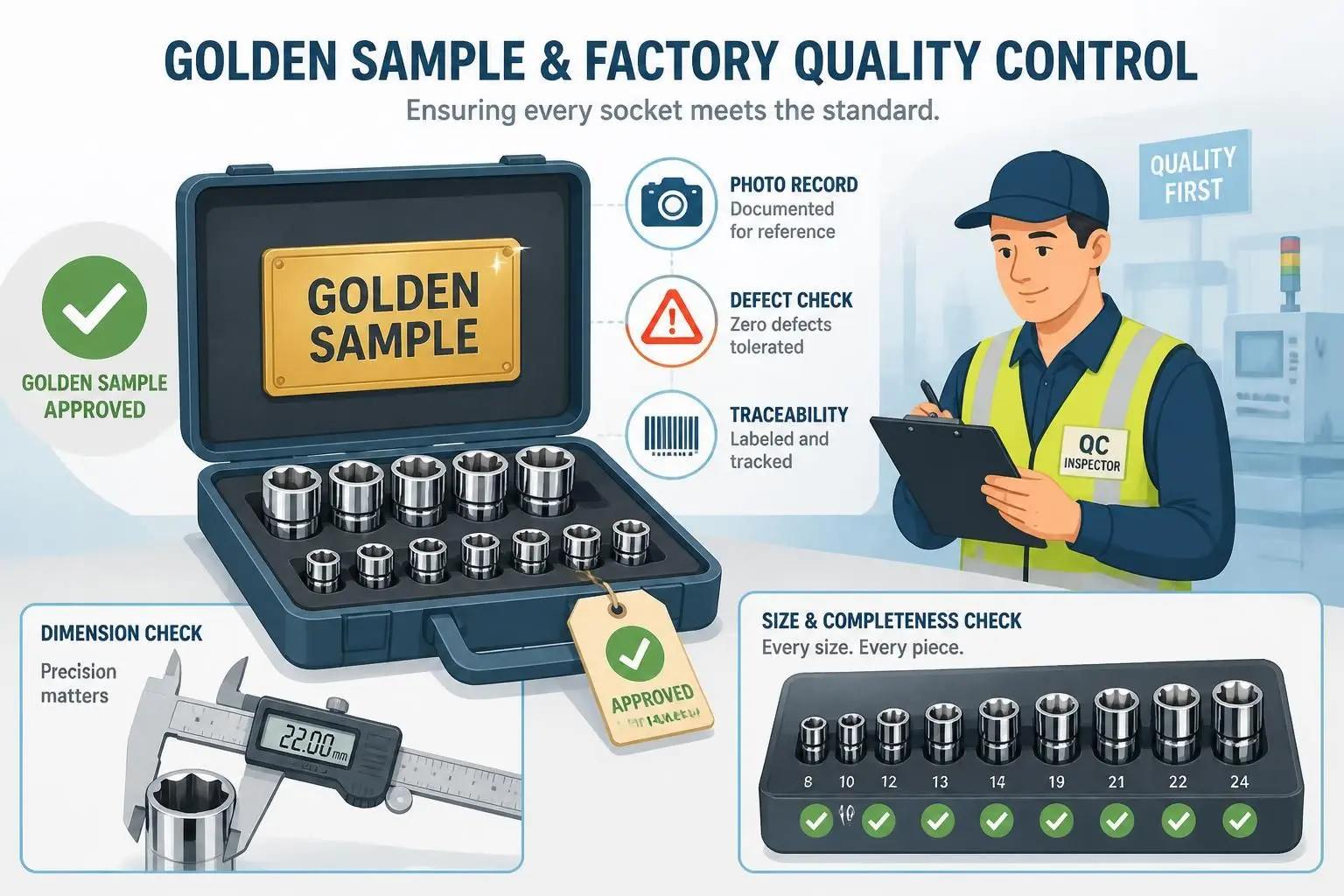 Golden Samples and Factory Quality Inspection