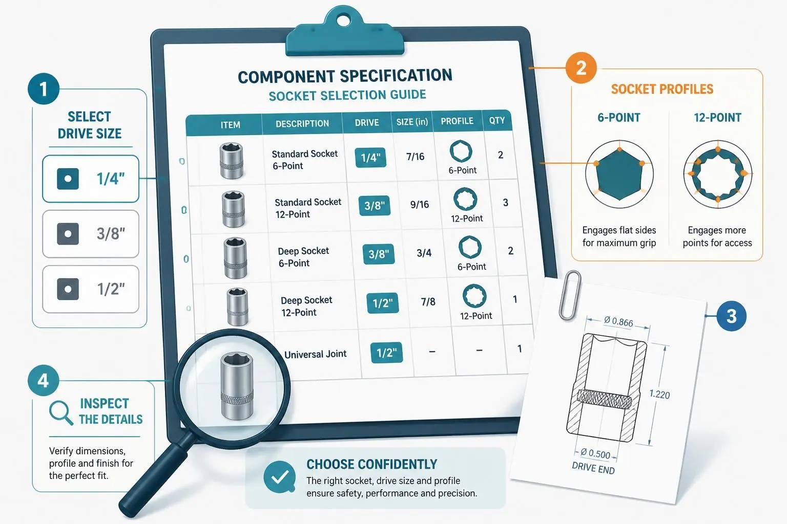 Socket Size Selection