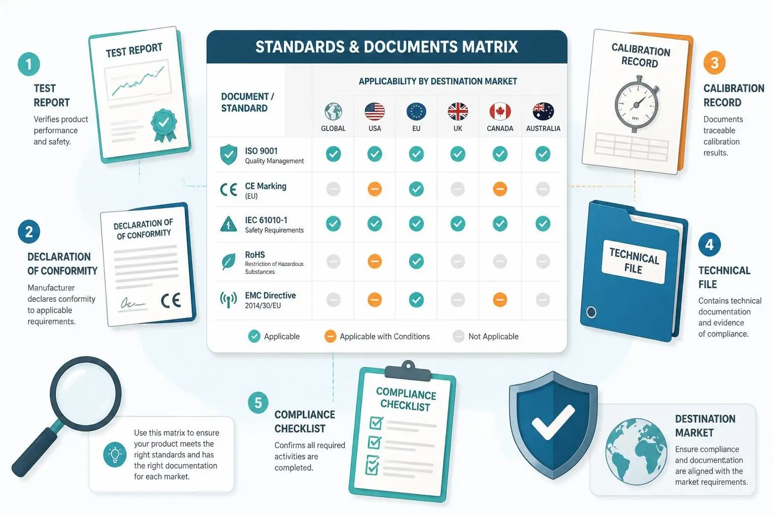 Standards and Documents Matrix